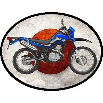 Nášivka nášivka YAMAHA XT250 Ovál (nášivky motorky)