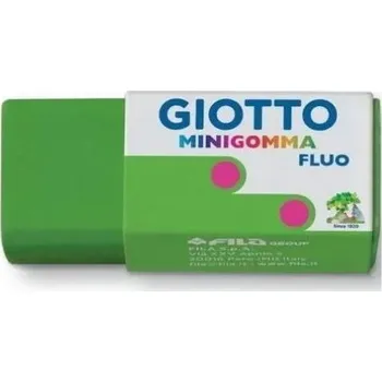 Pryž Giotto Minigomma Fluo - mazací pryž zelená