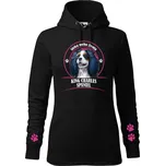 STRIKER Dámská mikina King Charles Spaniel Barva: Černá, Velikost: XS