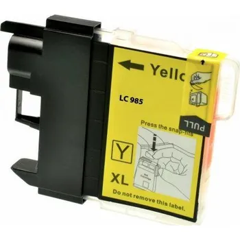 Počítačové příslušenství Best2Buy cartridge Brother LC985Y, žlutá (yellow), kompatibilní