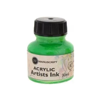 Výtvarná barva Kaligrafický akrylový inkoust Manuscript Emerald green