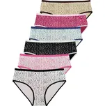 FANNIFEN Dámské kalhotky YW4154 - 3 ks v balení Barva: Mix, Velikost: 4XL