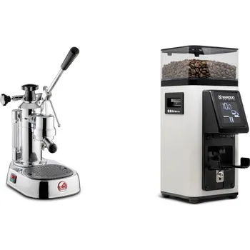 Kávovar La Pavoni Europiccola Lusso + Rancilio STILE, white