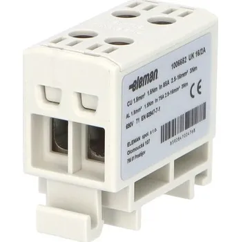 modulární přístroj a rozvaděč ELEMAN Svorka UK 16/2A univerzální 1006652
