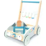UMU® Dětské chodítko 5 v 1 - Chodítka pro deti, Dřevěná hračka Jemně Modrá
