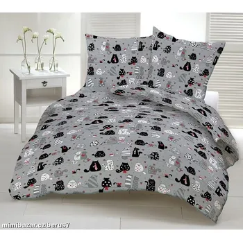 Látka - látky Kočičky * kočka na šedém