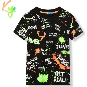 Chlapecké oblečení Chlapecké tričko kr.r. Kugo HC9280, černé