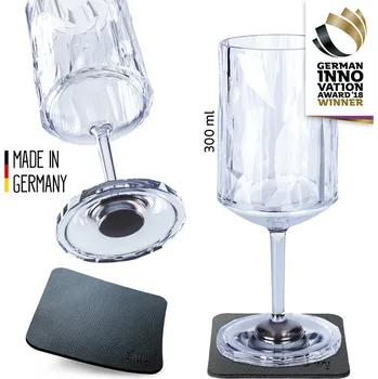 Sklenice Magnetické sklenice na víno Silwy 2 ks