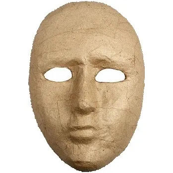 Maska z papírové hmoty 23cm (Maska z papírové hmoty 23cm)