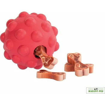 Hračka pro psa HipHop Dog HipHop Bunchy míček na pamlsky s vanilkou 6.5cm