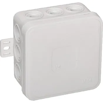 Elektroinstalační krabice Rozvodná krabice CLICK 12P 75x75x41mm bílá IP54