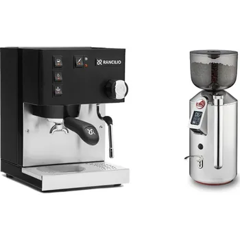 Kávovar Rancilio Silvia BC, black + La Pavoni Cilindro