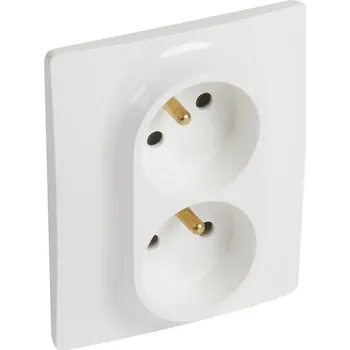 Elektrická zásuvka 2-Zásuvka Legrand NILOÉ Z-2 bílá