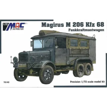 Plastikový model 1/72 Magirus M 206 Kfz 68 Funkkraftmastwagen
