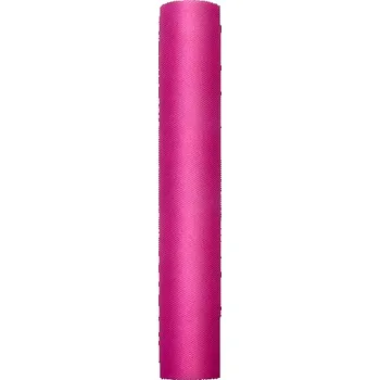 Partydeco tyl 30 cm x 9 m fuchsiově růžový - aranžérský materiál na svatební výzdoby