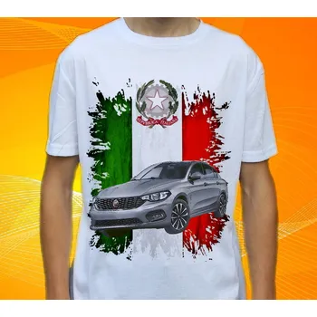 Pánské tričko tričko Fiat Tipo 122 (tričko s osobním autem )