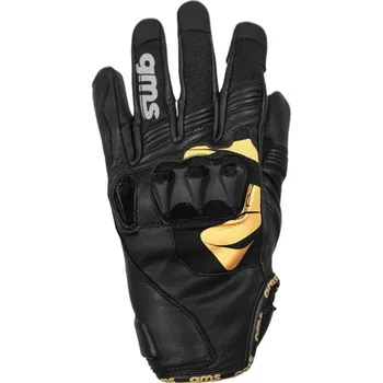 Moto rukavice Rukavice GMS CURVE ZG40714 žluto-žluto-černý 3XL