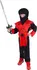 Karnevalový kostým Rappa Dětský kostým Ninja červený e-obal