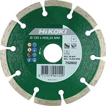 Řezný kotouč HiKOKI 752802 Diamantový kotouč pro různé materiály 125 x 22,2 x 7mm free_store_pickup