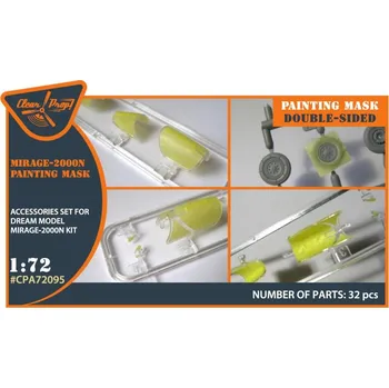 Plastikový model 1/72 Mirage 2000N double-sided paint. mask (DR.M.)