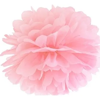 PartyDeco Pom-poms sweet světle růžový 25 cm 1 ks - dekorace pom-pomy svatební výzdoba sálu