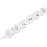 Prodlužovací zásuvka 5x+2xUSB+vypínač 1,5m ohebná REBEL