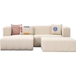 Hanah Home Rohová pohovka BEYZA MINI levá krémová