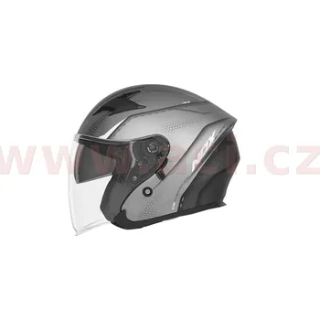 Helma na motorku Přilba N127 Strap, NOX (titanová matná) - XS