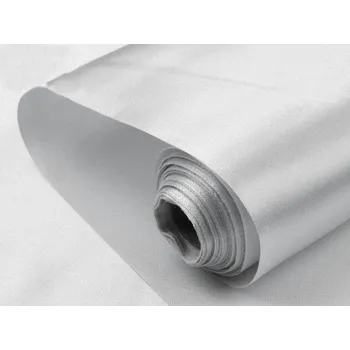 ubrus PartyDeco Satén 36 cm x 9 m stříbrný - šerpa na slavnostní svatební stůl