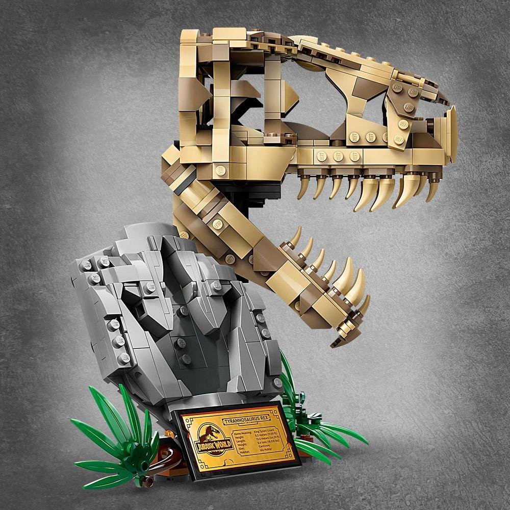 foto Stavebnice LEGO LEGO Jurassic World 76964 Dinosauří fosilie Lebka T-rexe