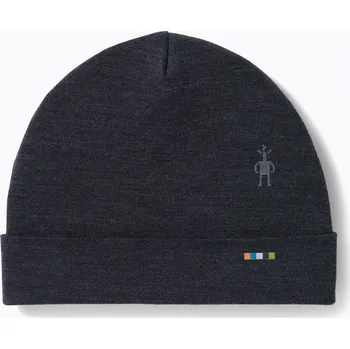 Čepice Smartwool Thermal Merino Reversible Cuffed Beanie Charcoal uni