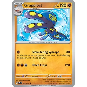 Karetní hra Pokémon karta Grapploct 052/091 - Paldean Fates