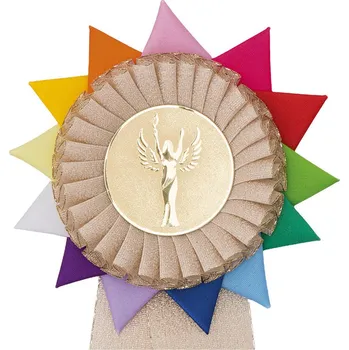 Kokarda dvouřadá RŮŽICE, průměr 11 cm