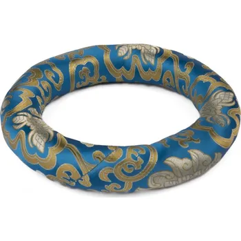 Polštářek pod tibetskou mísu ø 20 cm tyrkysový (vhodný na mísu o průměru cca 25 cm a více)