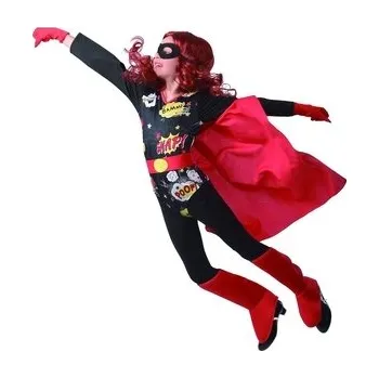 Karnevalový kostým Karnevalový Kostým Superhrdinka 130-140 cm Šaty na karneval