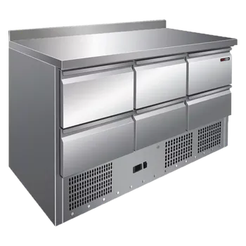 Stůl chladicí 3x2 zásuvky, salátový | REDFOX - MTZ 906