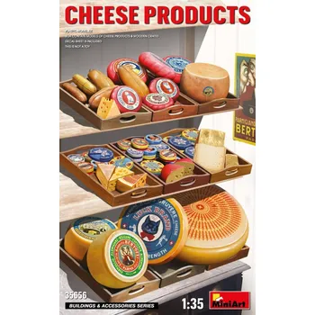 Plastikový model 1/35 Cheese Products w/ wooden crates (incl.decal)