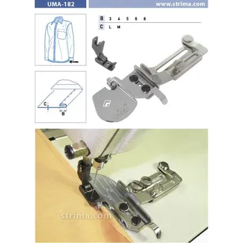 Příslušenství k šicímu stroji Texi Zakladač s podvinutím pro šicí stroje UMA-182 8 L