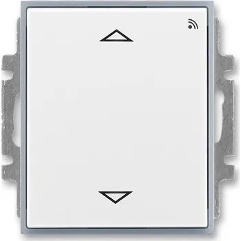 vypínač 3299E-A33108 04 Spínač žaluziový s krátkocestným ovladačem a přijímačem ABB RF 868 MHz, bílá/ledová šedá, ABB, Element