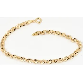 Náramek Dámský zlatý náramek Valis ZLNA1016F 18 cm + Dárek zdarma