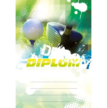 Golfový diplom A5