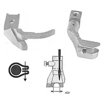 Příslušenství k šicímu stroji Pfaff Patky na provázek, jehla pravá strana 3mm pro šicí stroje 14074/3+14076/3