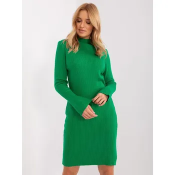 Dámské šaty Pletené minišaty Badu zelené EU velikost: Univerzální