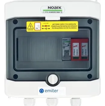 Jistič EMITER EM-59_AC Rozdzělna AC, IP65, SPD AC Dehn typ 2, jistič 16A 1-F