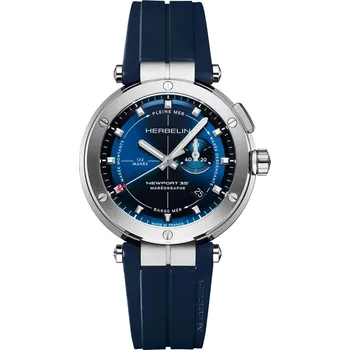 Hodinky Hodinky Herbelin Newport Mareographe 35th Anniversary 24688A15CB