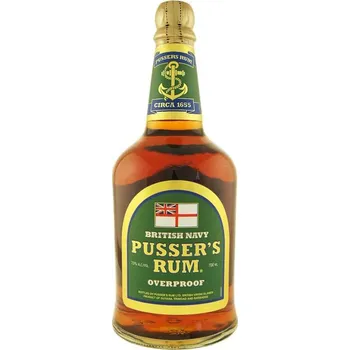 Rum Pusser´s overproof 75,5% 0,7 l