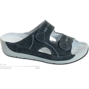 Dámská zdravotní obuv MEDISTYLE TEKLA OT-B16/1/TL pantofel šedý vel.37-43, --- - 37