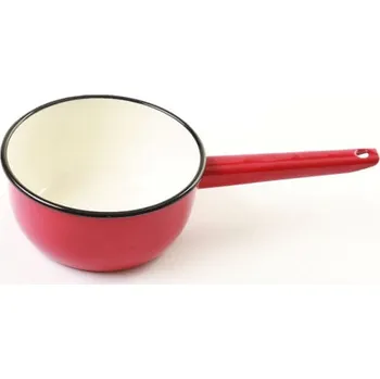 Hrnec Olymp Elegant rendlík s dlouhou ručkou bordó