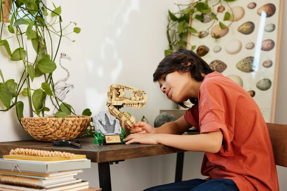 foto Stavebnice LEGO LEGO Jurassic World 76964 Dinosauří fosilie Lebka T-rexe