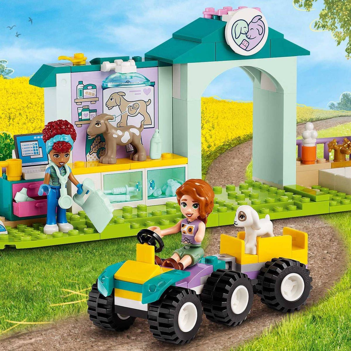 foto Stavebnice LEGO LEGO Friends 42632 Veterinární klinika pro zvířátka z farmy